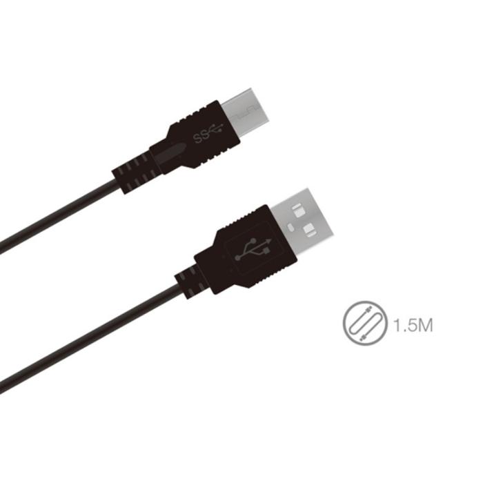 Bild 2, DOBE DOBE 1.5m USB-C Laddningskabel för Nintendo Switch Svart - Teknikhallen.se