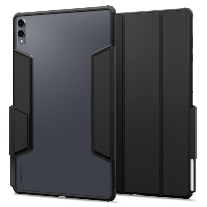 Bild 2, Spigen Spigen Samsung Galaxy Tab S11 Ultra Fodral Ultra Hybrid Pro Svart - Teknikhallen.se