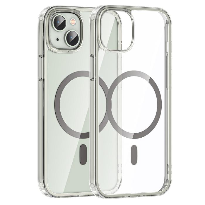 Bild 2, ColorPop ColorPop iPhone 15 Plus Skal CH MagSafe Transparent/Titanium - Teknikhallen.se