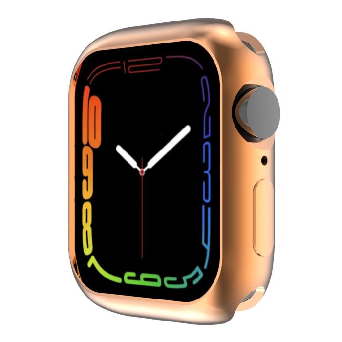 Bild 2,  Apple Watch 7/8 45mm Skal TPU Electroplate Roséguld - Teknikhallen.se