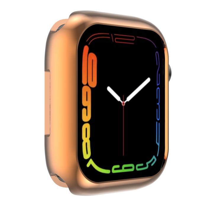 Bild 3,  Apple Watch 7/8 45mm Skal TPU Electroplate Roséguld - Teknikhallen.se