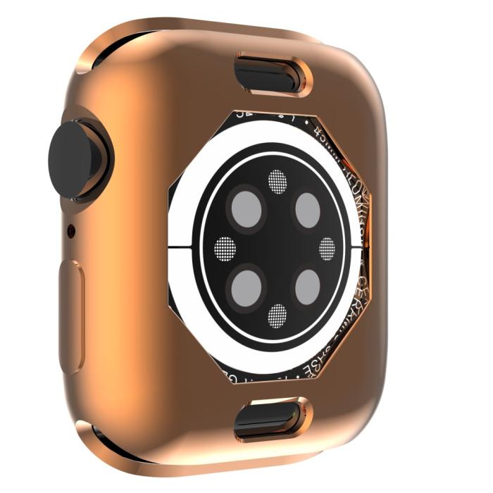 Bild 5,  Apple Watch 7/8 45mm Skal TPU Electroplate Roséguld - Teknikhallen.se