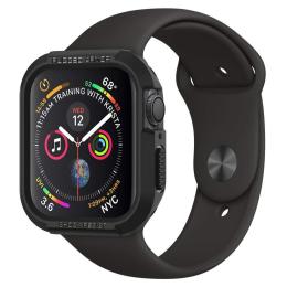 Spigen Spigen Apple Watch 44/45 mm Skal Rugged Armor Svart - Teknikhallen.se