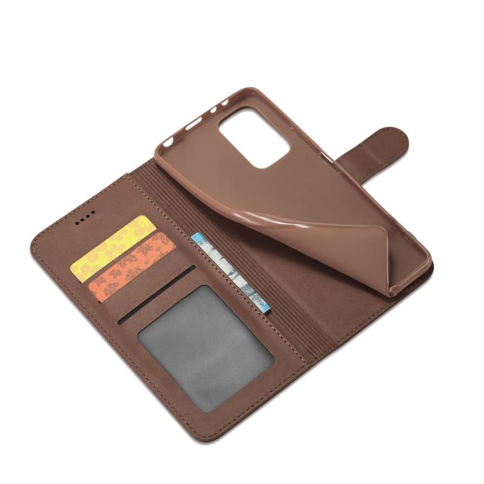 Bild 6, LC.IMEEKE LC.IMEEKE Xiaomi Redmi Note 11 Pro 5G Fodral Läder Brun - Teknikhallen.se