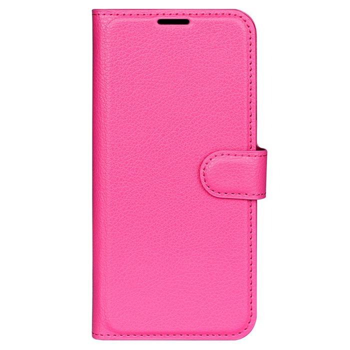 Bild 5,  Xiaomi Redmi 13C 4G Fodral Litchi Läder Rosa - Teknikhallen.se