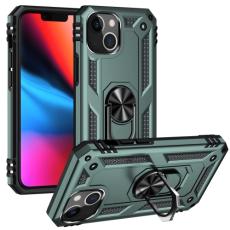  iPhone 14 Plus Skal Shockproof Ring Gr&ouml;n - Teknikhallen.se