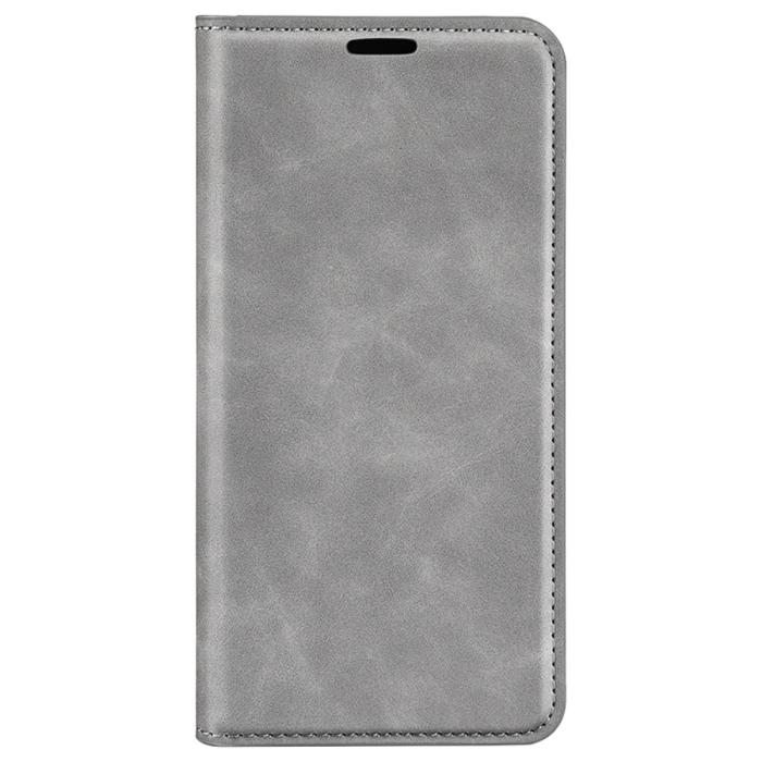 Bild 5,  Samsung Galaxy A35 5G Fodral Flip Skin Touch Grå - Teknikhallen.se