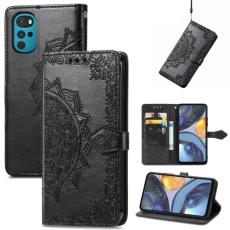  Motorola Moto G22 Fodral Mandala L&auml;der Svart - Teknikhallen.se