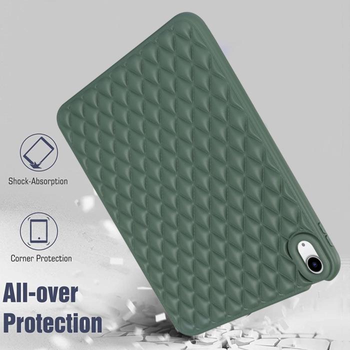Bild 4,  iPad Air 2026-2020 Skal Diamond Textur TPU Mörk Grön - Teknikhallen.se
