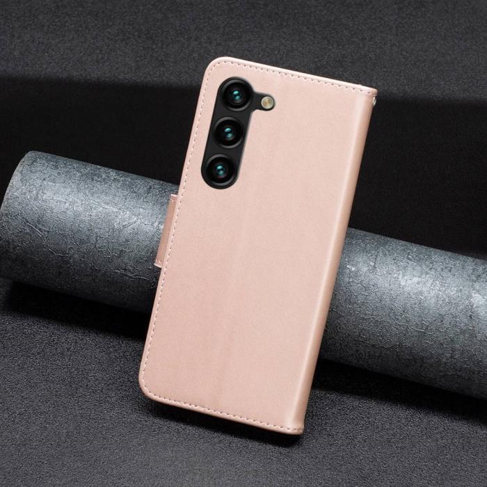 Bild 5,  Samsung Galaxy S23 Plus Fodral Fjärilar Roséguld - Teknikhallen.se