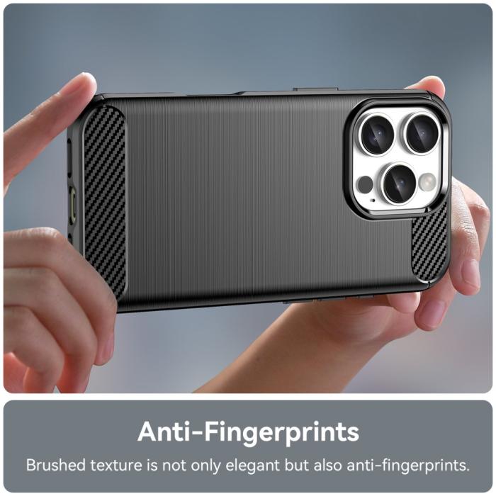 Bild 5,  iPhone 16 Pro Skal Kolfiber Textur Svart - Teknikhallen.se