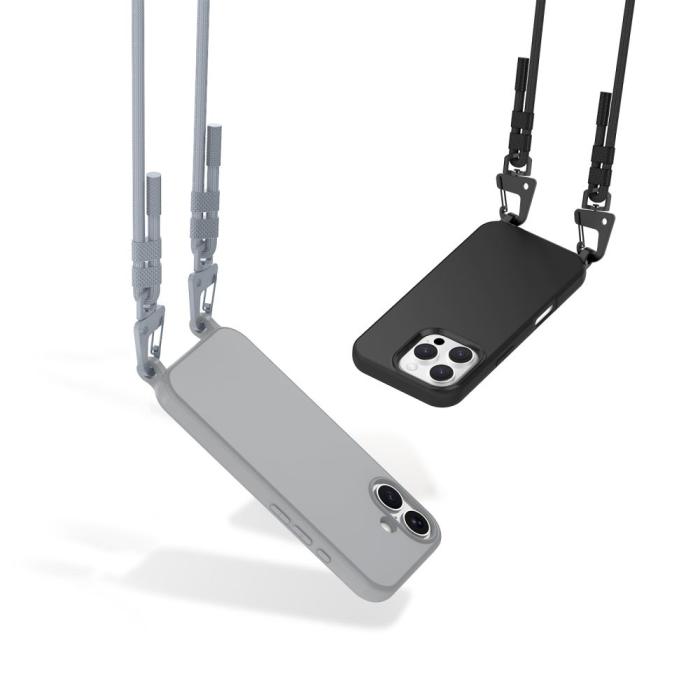 Bild 5, Tech-Protect Tech-Protect iPhone 16 Skal MagSafe MagNecklace Svart - Teknikhallen.se