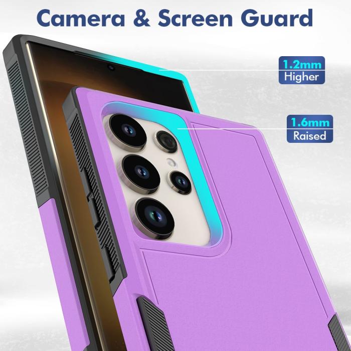 Bild 2,  Samsung Galaxy S24 Ultra Skal Xtreme Shockproof Lila - Teknikhallen.se