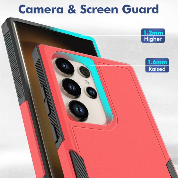 Bild 2,  Samsung Galaxy S24 Ultra Skal Xtreme Shockproof Röd - Teknikhallen.se