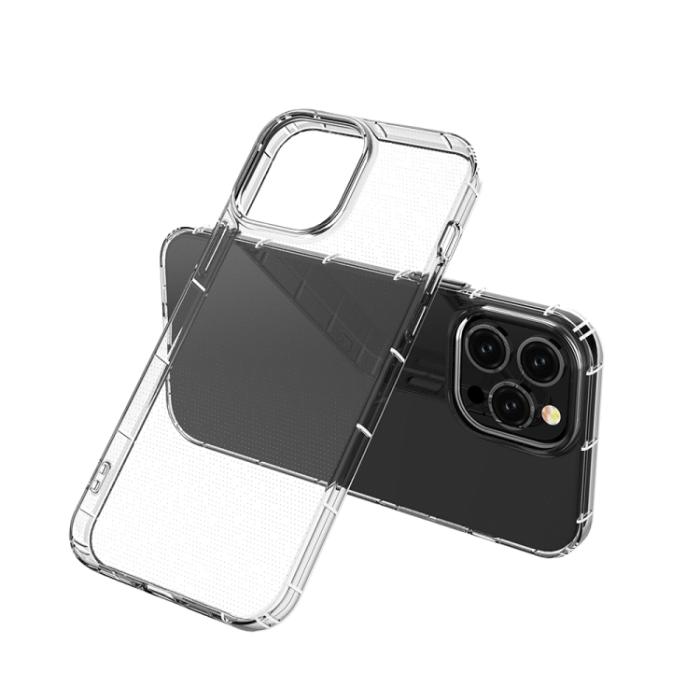 Bild 3,  iPhone 14 Pro Skal Shockproof TPU Transparent - Teknikhallen.se