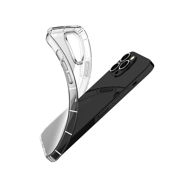Bild 4,  iPhone 14 Pro Skal Shockproof TPU Transparent - Teknikhallen.se