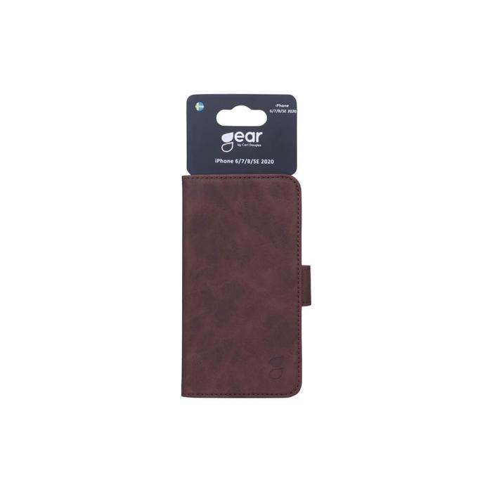 Bild 2, Gear GEAR iPhone 6/7/8/SE Fodral Nubuck Läder Brun - Teknikhallen.se