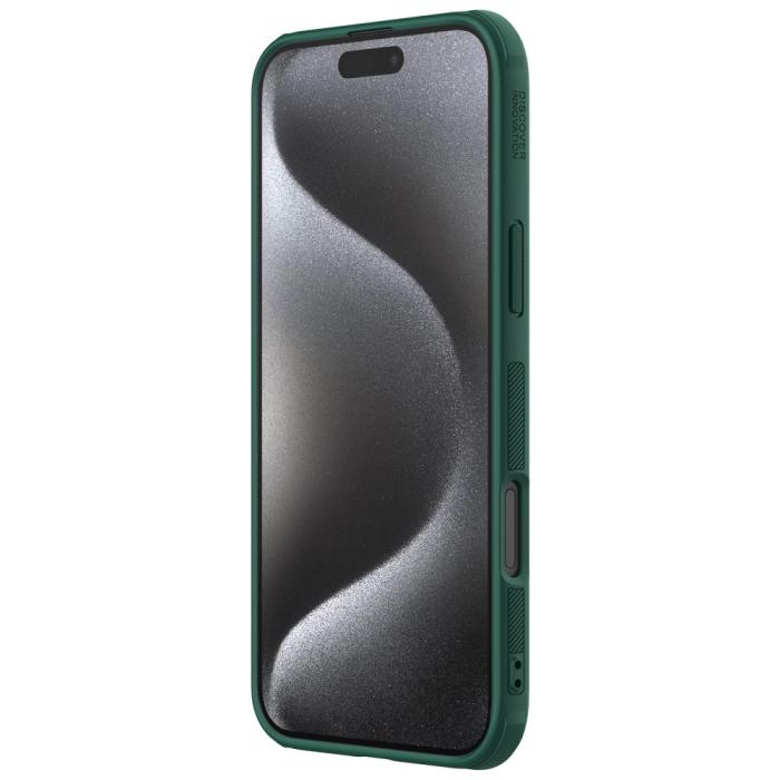 Bild 5, NILLKIN NILLKIN iPhone 16 Pro Max Skal Frosted Shield Pro Grön - Teknikhallen.se