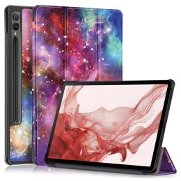  Samsung Galaxy Tab S9 Plus Fodral Läder Cosmic Space - Teknikhallen.se