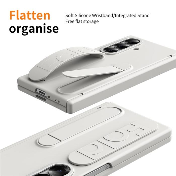 Bild 2,  Samsung Galaxy Z Fold 7 Skal Kickstand Vit - Teknikhallen.se
