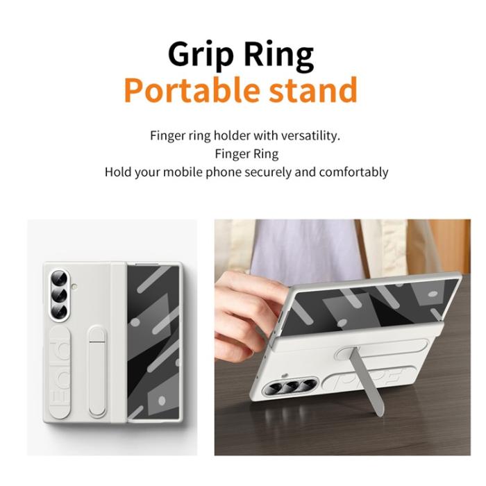 Bild 6,  Samsung Galaxy Z Fold 7 Skal Kickstand Vit - Teknikhallen.se