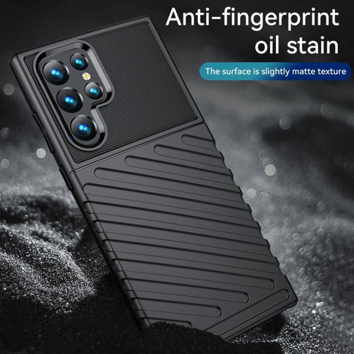 Bild 5,  Samsung Galaxy S23 Ultra Skal Twill Textur Svart - Teknikhallen.se