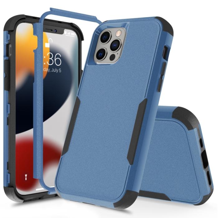 Bild 2,  iPhone 14 Pro Max Skal Shockproof Hybrid Blå/Svart - Teknikhallen.se