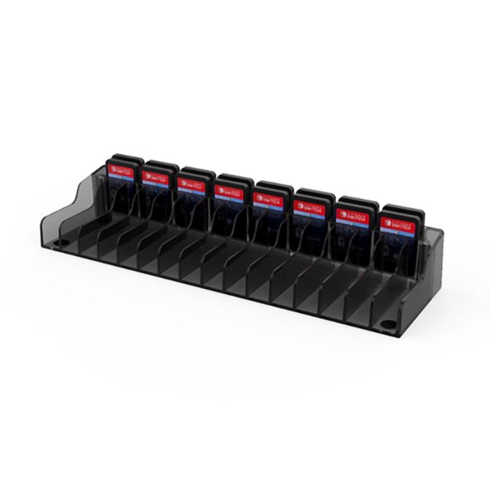 Bild 4,  Nintendo Switch Lite/OLED Spelhållare / Förvaringsbox Svart - Teknikhallen.se