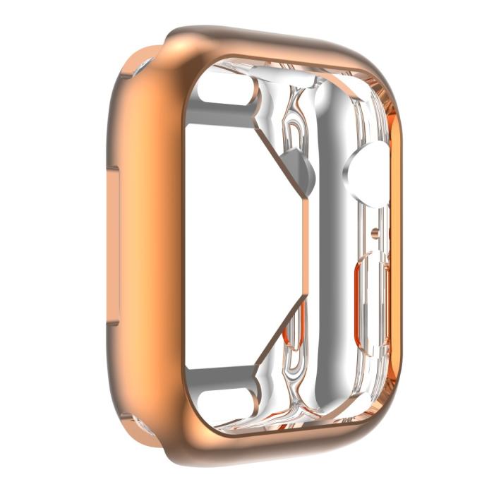 Bild 6,  Apple Watch 7/8 45mm Skal TPU Electroplate Roséguld - Teknikhallen.se