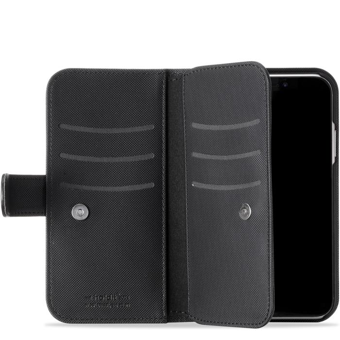 Bild 4, holdit holdit iPhone 11 / XR - Flerfack 2in1 Magnet Fodral / Skal - Svart - Teknikhallen.se