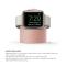  Apple Watch Silikon Stativ Ljus Rosa - Teknikhallen.se