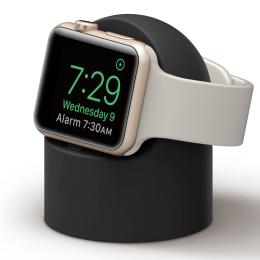  Apple Watch Silikon Stativ Svart - Teknikhallen.se