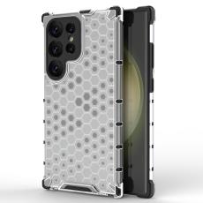  Galaxy S24 Ultra Skal Honeycomb Shockproof Hybrid Gr&aring; - Teknikhallen.se