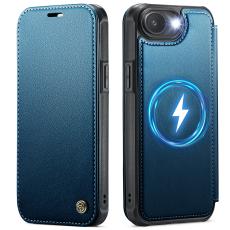 CASEME CASEME iPhone 16e/17e Skal RFID Pl&aring;nbok Bl&aring; - Teknikhallen.se