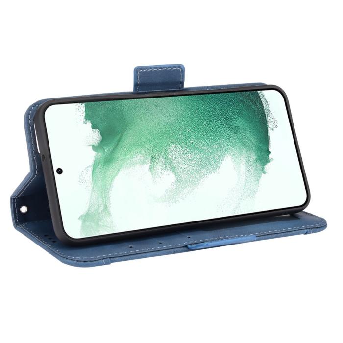 Bild 5,  Samsung Galaxy S22 Plus Fodral Avtagbart Kortfodral Blå - Teknikhallen.se
