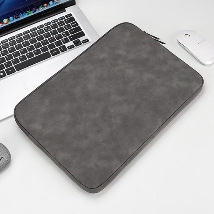 Bild 4,  Läder Laptop Sleeve Med Mjukt Foder 14-15.4