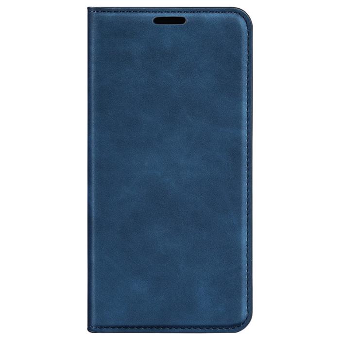 Bild 5,  Samsung Galaxy A35 5G Fodral Flip Skin Touch Blå - Teknikhallen.se