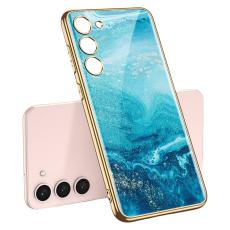 GKK GKK Galaxy S24 Skal H&auml;rdat Glas Electroplate Ocean - Teknikhallen.se