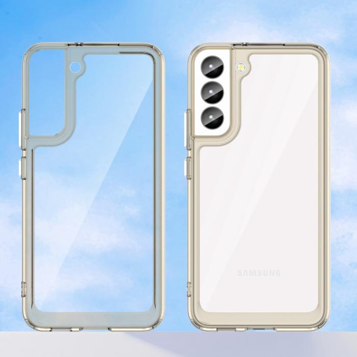 Bild 2,  Samsung Galaxy S23 Skal Akryl/TPU Grå - Teknikhallen.se