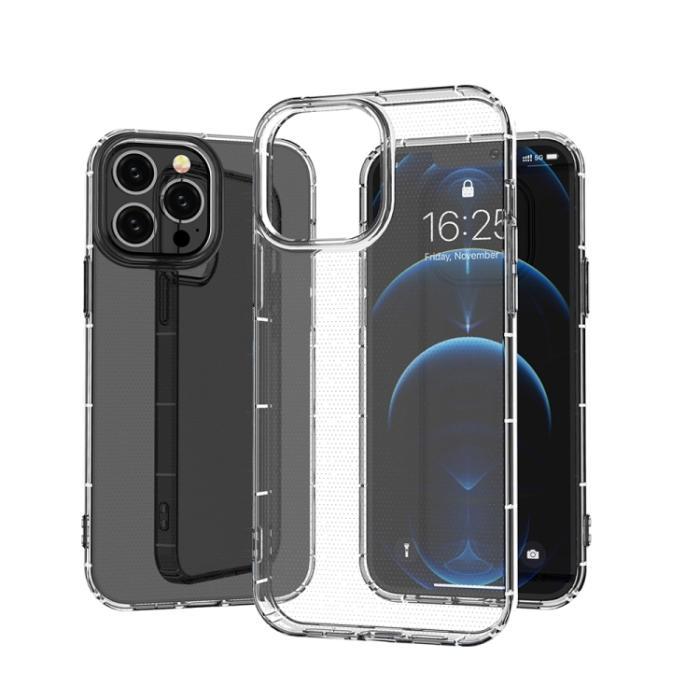 Bild 6,  iPhone 14 Pro Skal Shockproof TPU Transparent - Teknikhallen.se