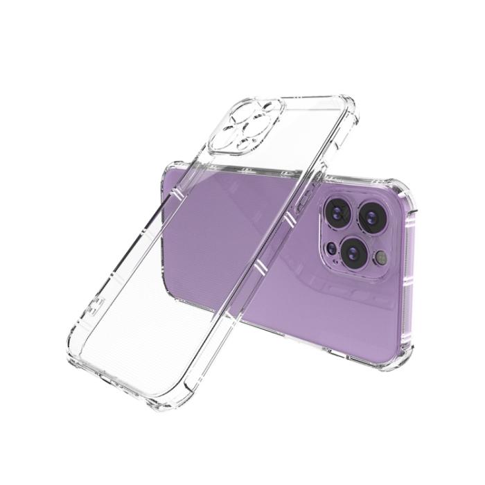 Bild 3,  iPhone 14 Pro Skal Shockproof TPU Transparent - Teknikhallen.se