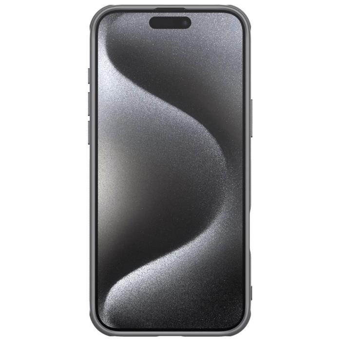 Bild 4, NILLKIN NILLKIN iPhone 16 Pro Max Skal Frosted Shield Pro Grå - Teknikhallen.se