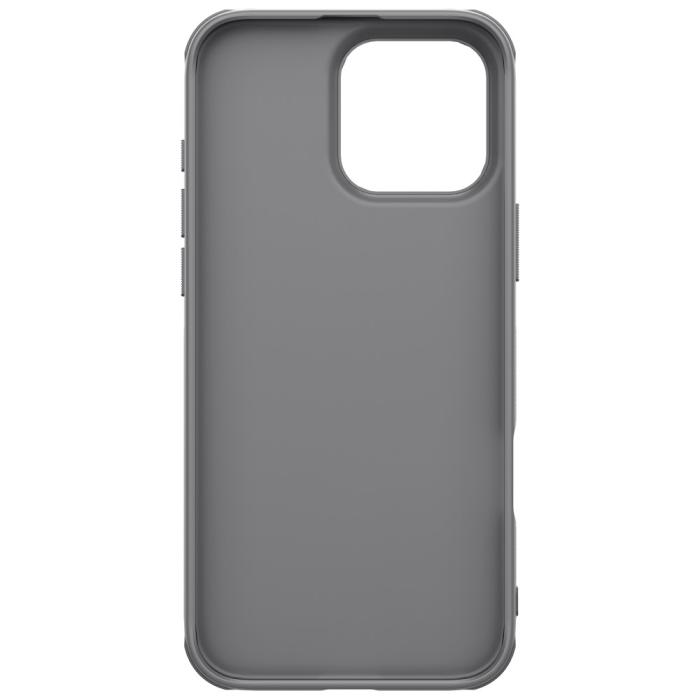 Bild 6, NILLKIN NILLKIN iPhone 16 Pro Max Skal Frosted Shield Pro Grå - Teknikhallen.se