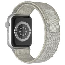 ColorPop Apple Watch 38/40/41/42 mm Armband Nylon Trail Loop Ljus Gr&aring; - Teknikhallen.se