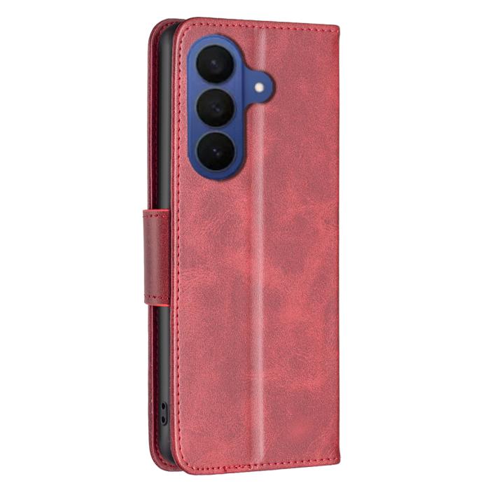 Bild 3,  Samsung Galaxy S26 Fodral Läder Röd - Teknikhallen.se