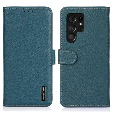 KHAZNEH KHAZNEH Samsung Galaxy S26 Ultra Fodral &Auml;kta L&auml;der Gr&ouml;n - Teknikhallen.se