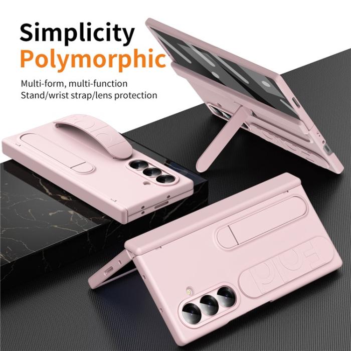 Bild 4,  Samsung Galaxy Z Fold 7 Skal Kickstand Rosa - Teknikhallen.se