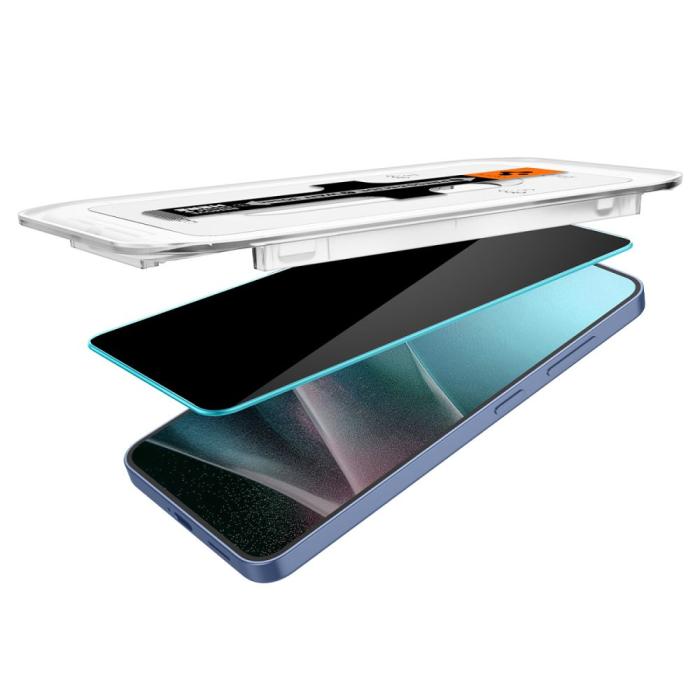 Bild 5, Spigen Spigen Galaxy S25/S24 2-PACK Skärmskydd GLAS.tR 