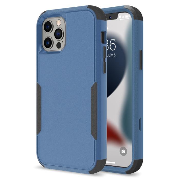 Bild 3,  iPhone 14 Pro Max Skal Shockproof Hybrid Blå/Svart - Teknikhallen.se