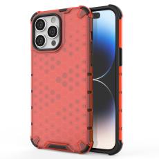  iPhone 15 Pro Skal Honeycomb Shockproof R&ouml;d - Teknikhallen.se